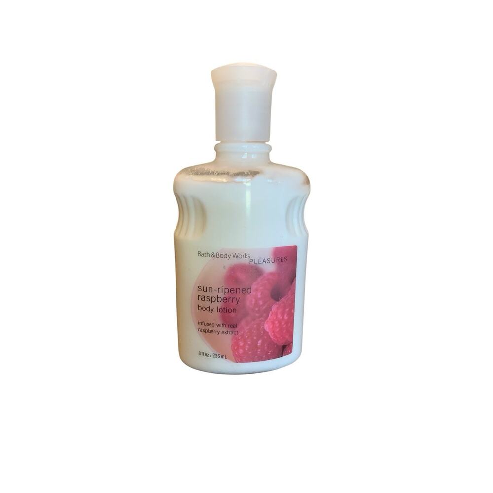 Bath & Body Works Sun Ripened Raspberry Lotion Pleasures Original Formula 8oz